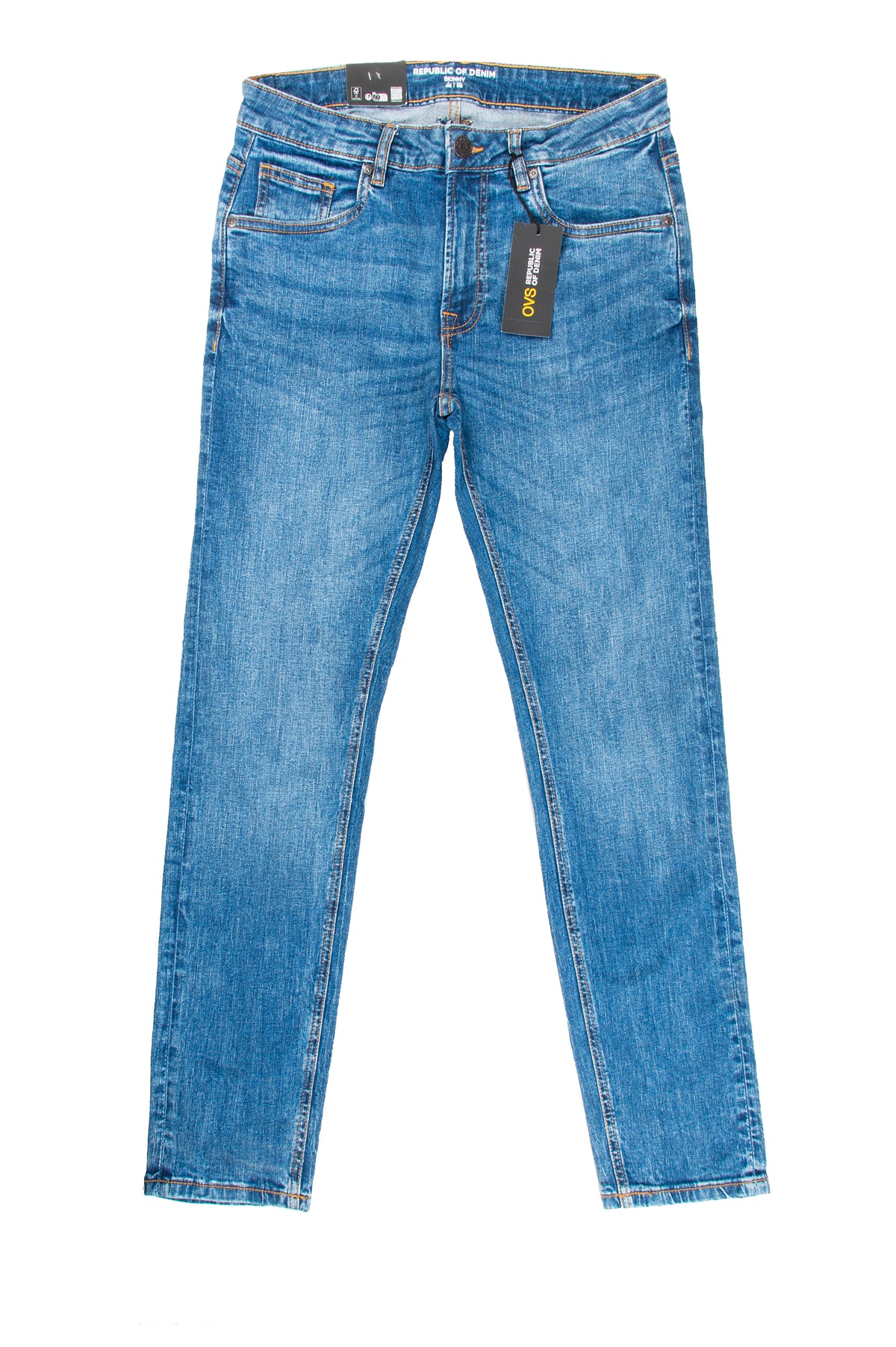 Mid Blue Slim Jeans - OVS