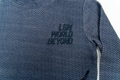 Kids' Blue Zigzag Pattern Hoodie Kids' Blue Zigzag Pattern Hoodie