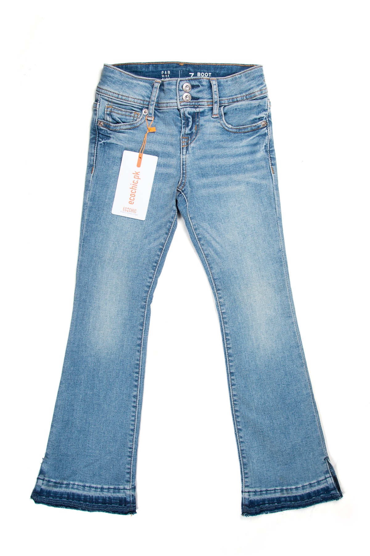 Girls' Light Blue Bootcut Jeans