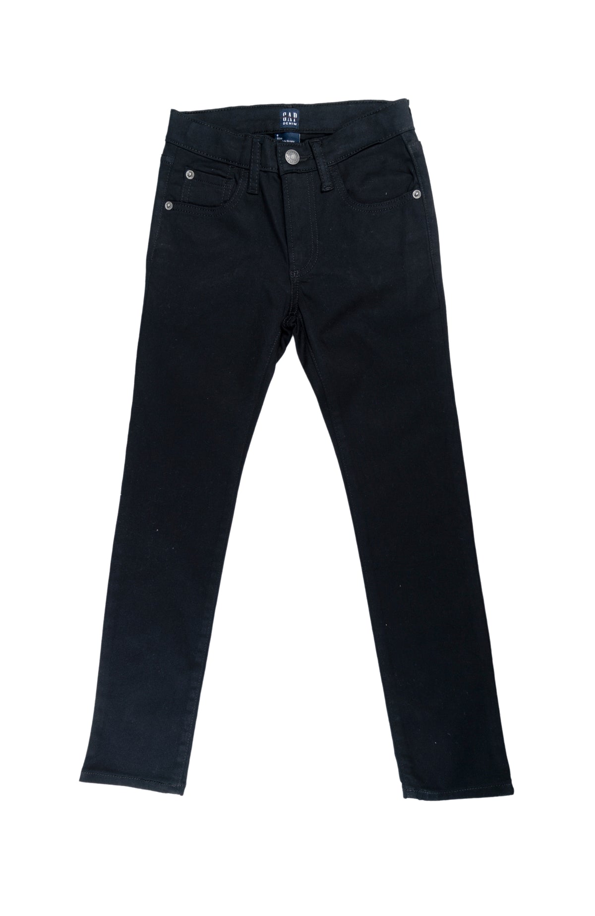 Boys Black Slim-Fit Cotton Jeans – Classic Everyday Wear