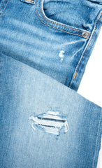 Girls' Medium Blue Bootcut Jeans Girls' Medium Blue Bootcut Jeans