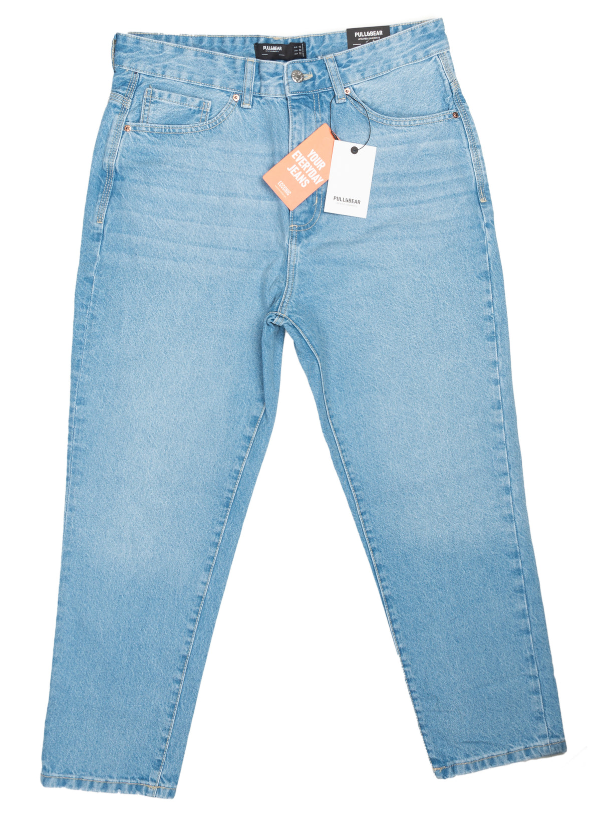 Men's Light Blue Relaxed Fit Jeans - P&B