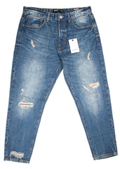 Men’s Standard Fit Distressed Denim Jeans – Pull&Bear Men’s Standard Fit Distressed Denim Jeans – Pull&Bear