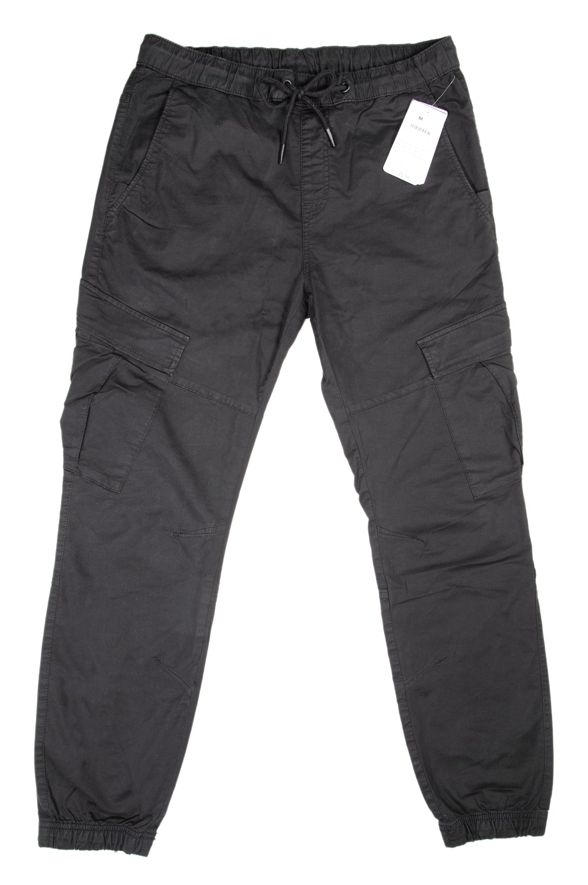 Men's Black Pascal Cargo Jogger Pants - JPascal