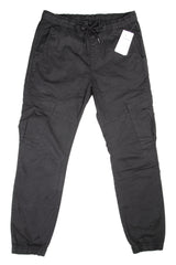 Men's Black Pascal Cargo Jogger Pants - JPascal Men's Black Pascal Cargo Jogger Pants - JPascal