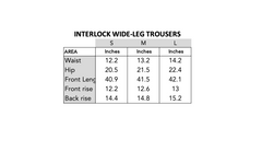 Women's Interlock Wide-Leg Trouser - Zara Women's Interlock Wide-Leg Trouser - Zara