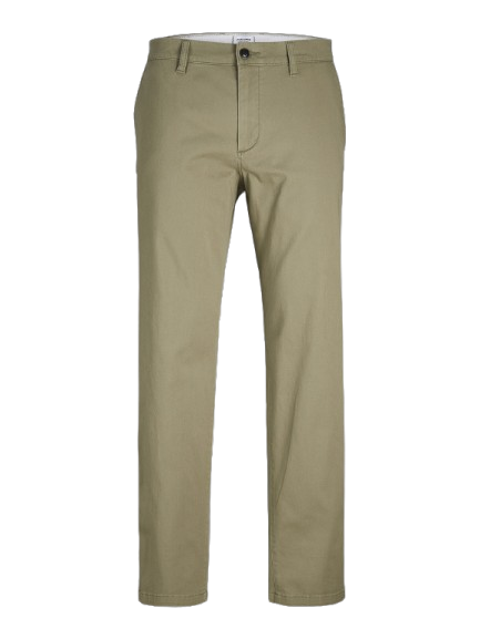 Men's Slim Fit Chinos in Mustard Green - Jack & Jones| Authentic & Durable