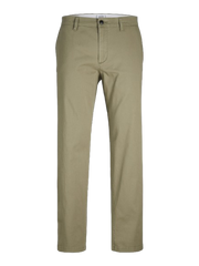 Men's Slim Fit Chinos in Mustard Green - Jack & Jones| Authentic & Durable