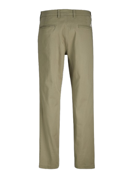 Men's Slim Fit Chinos in Mustard Green - Jack & Jones| Authentic & Durable
