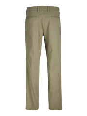 Men's Slim Fit Chinos in Mustard Green - Jack & Jones| Authentic & Durable