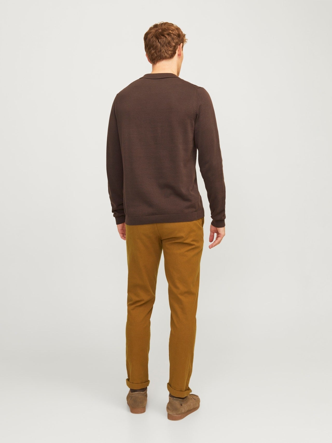 Men's Slim Fit Chinos in Monks Robe - Jack & Jones| Authentic & Durable