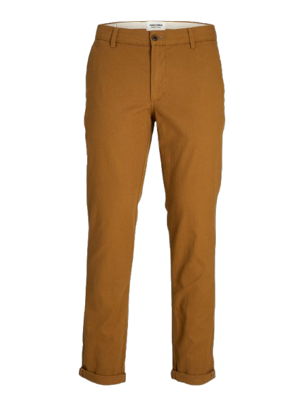 Men's Slim Fit Chinos in Monks Robe - Jack & Jones| Authentic & Durable