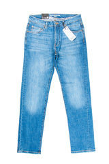Mid Blue Straight Leg Jeans - OVS