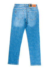 Mid Blue Straight Leg Jeans - OVS