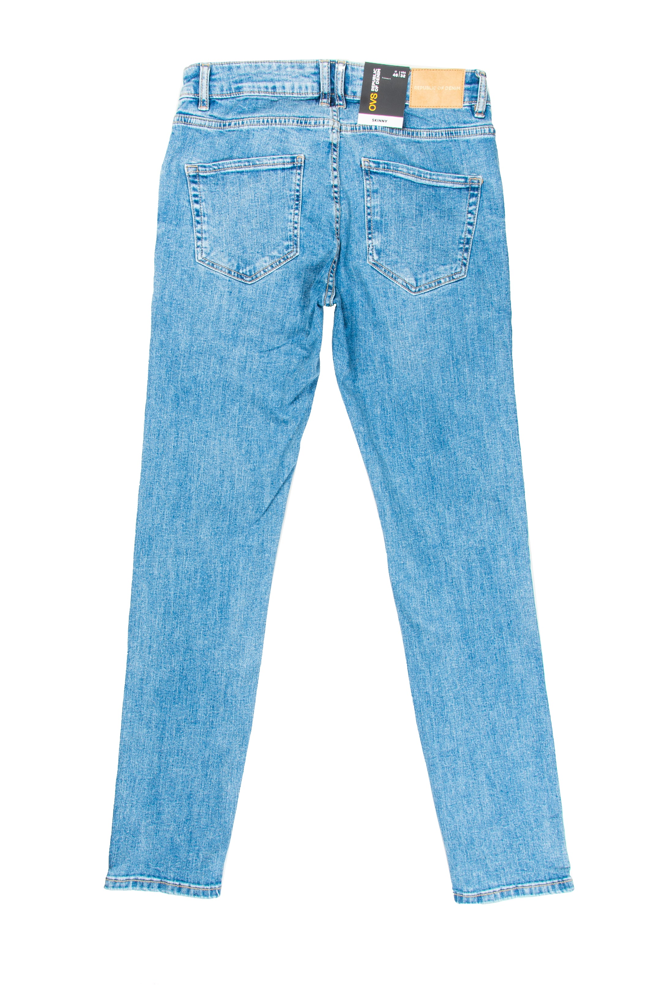 Men's Skinny Fit Jeans in Light Blue - OVS