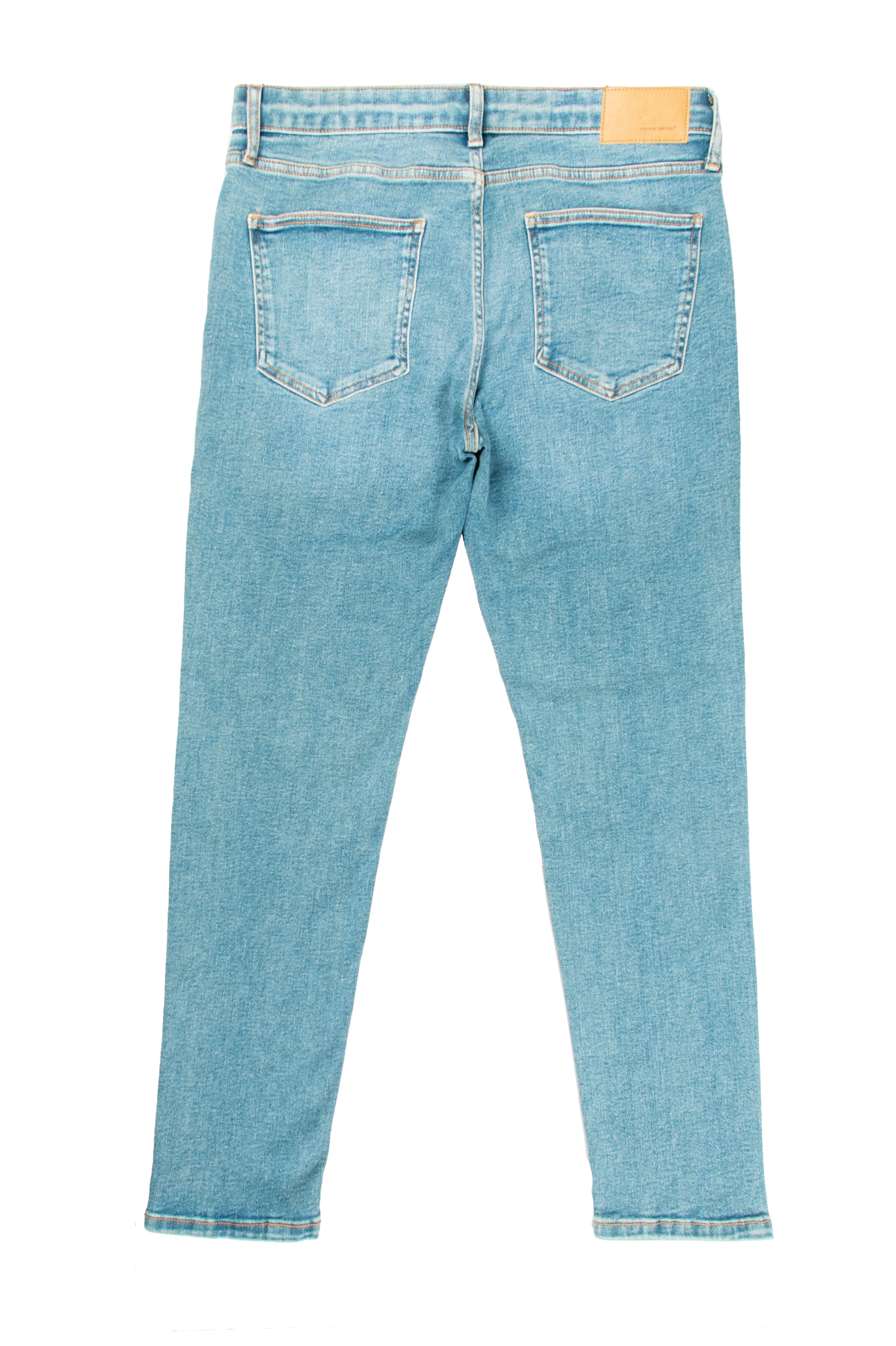 Men's Skinny Fit Jeans in Mint Green - Celio