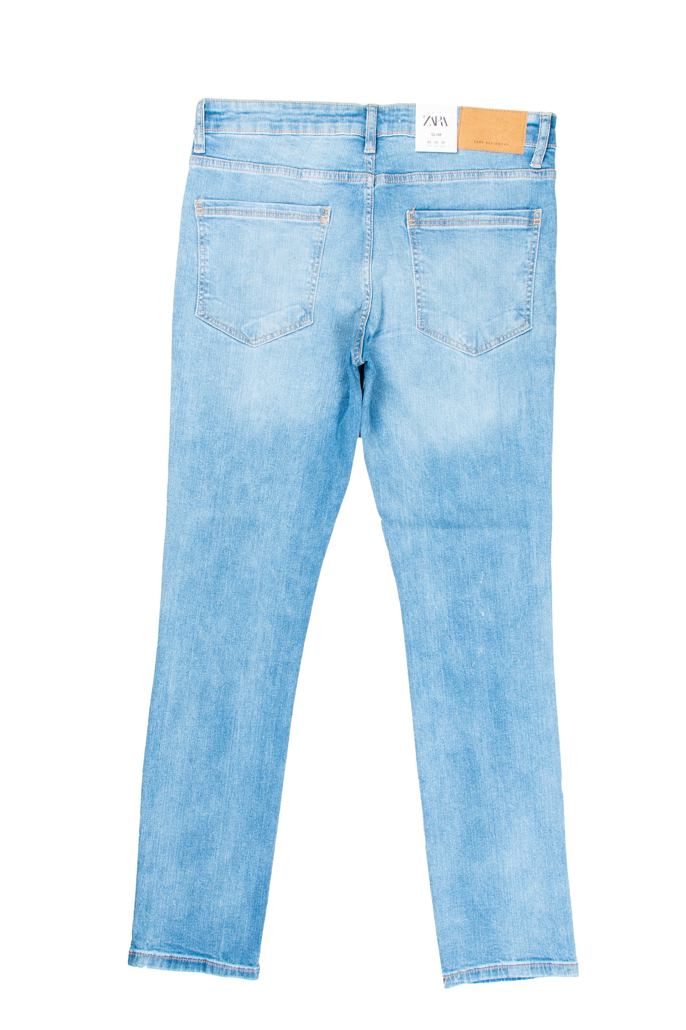 Men's Slim Fit Jeans in Light Blue - Zara