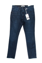 Men's Slim Fit Jeans in Blue Black - Zara