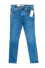 Men's Slim Fit Jeans in Mid Blue - Zara