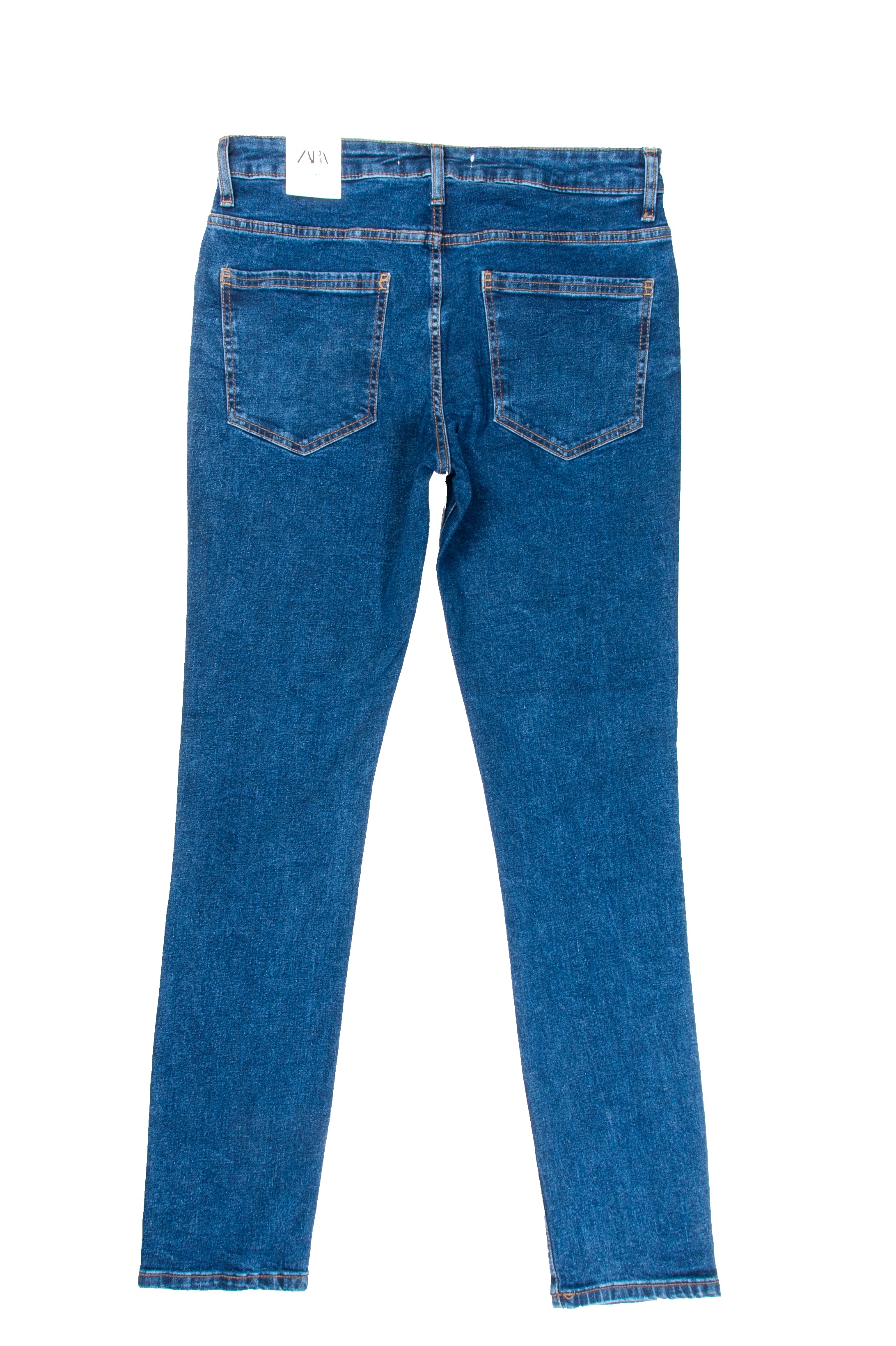 Men's Slim Fit Jeans in Dark Blue - Zara
