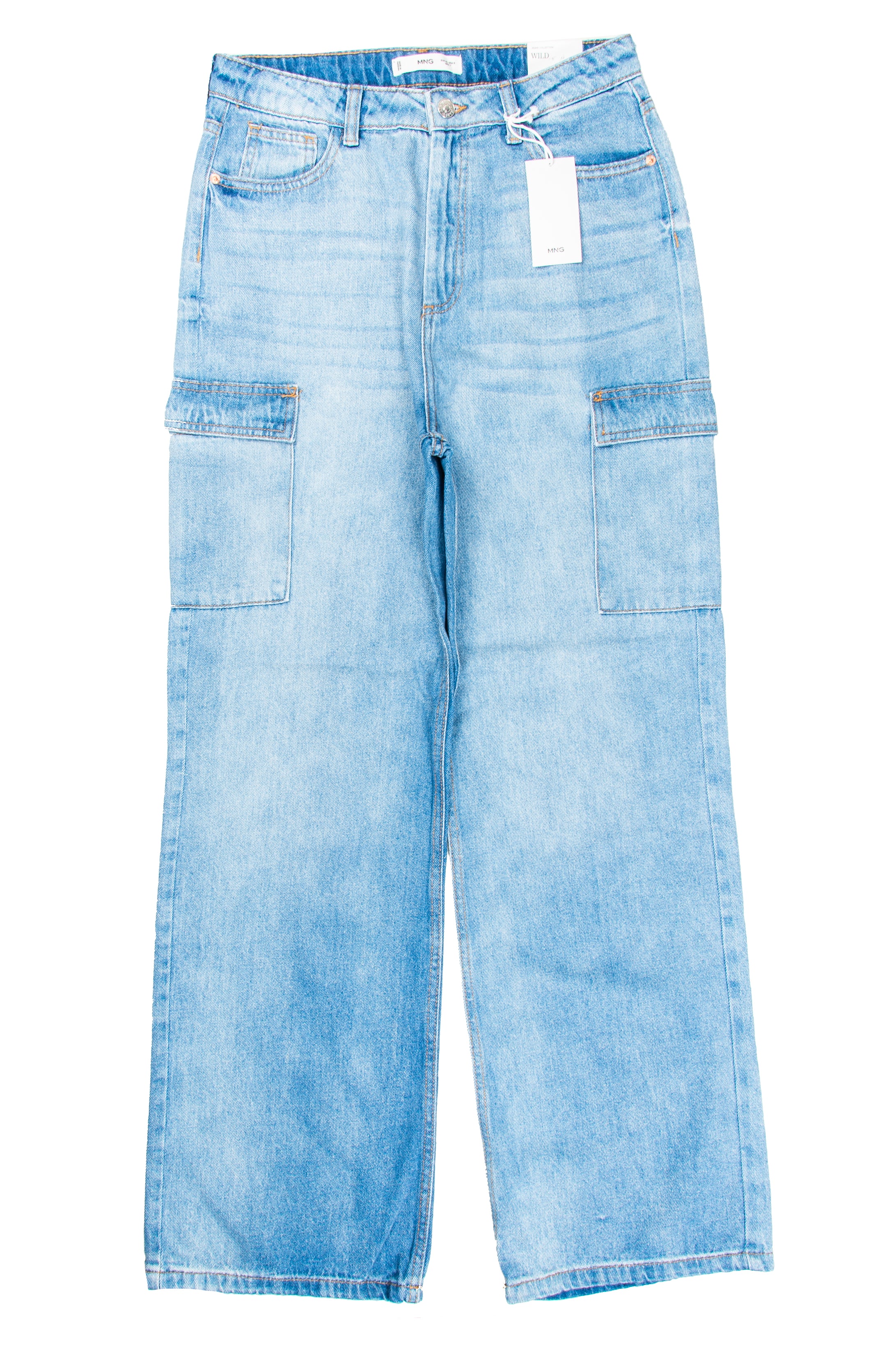 Women’s Mom Fit Mid Blue - Mango