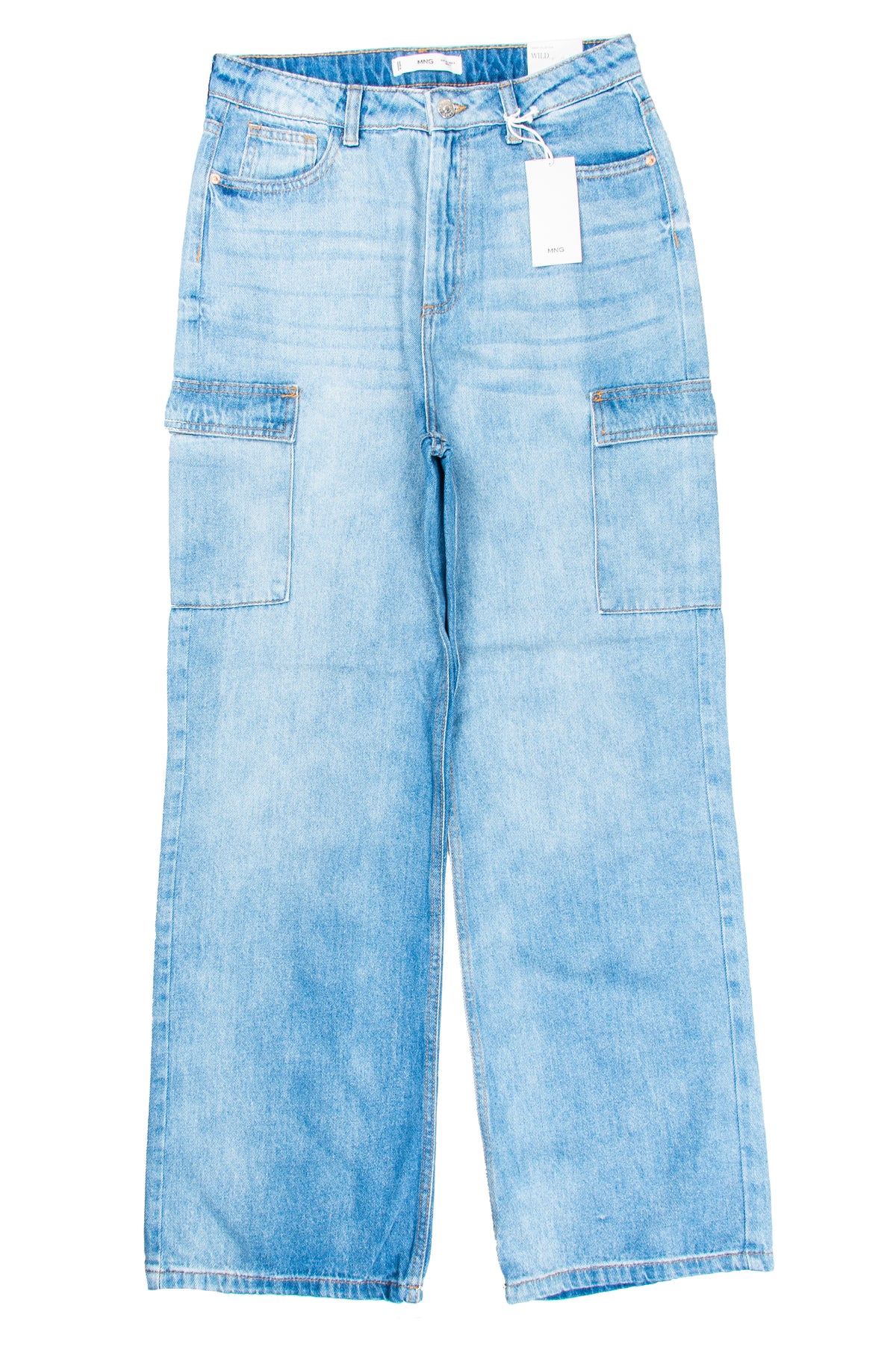 Women’s Mom Fit Mid Blue - Mango