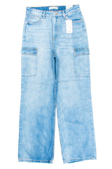 Women’s Mom Fit Mid Blue - Mango