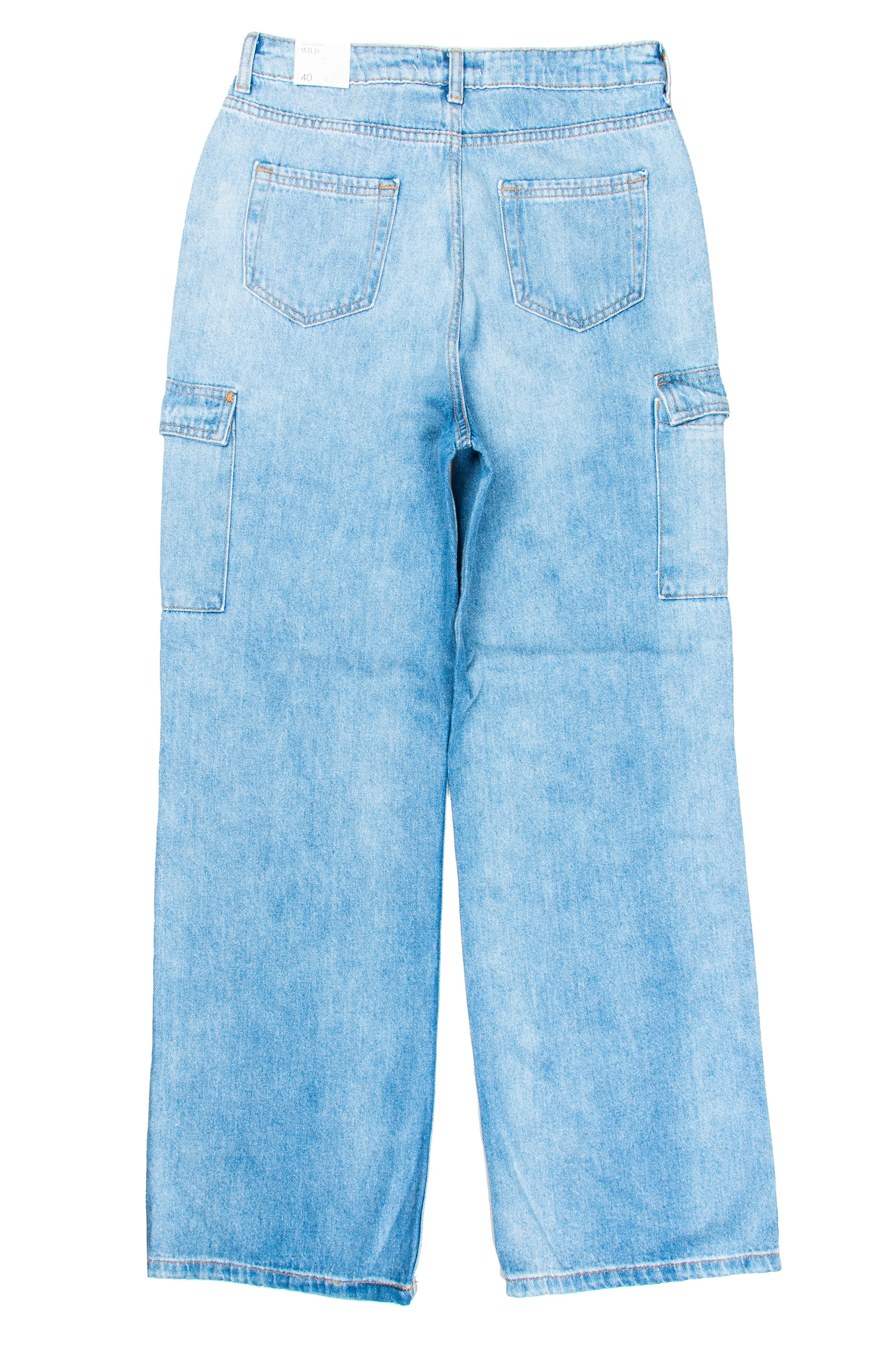 Women’s Mom Fit Mid Blue - Mango