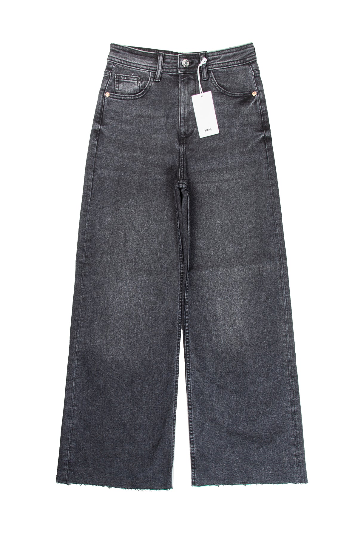 Women’s Mom Fit Faded Black - Mango
