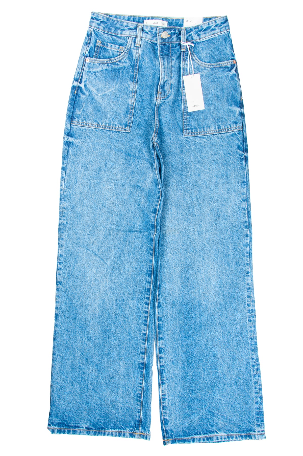 Women’s Mom Fit Bright Blue - Mango