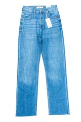 Women’s Mom Fit Mid Blue - Mango