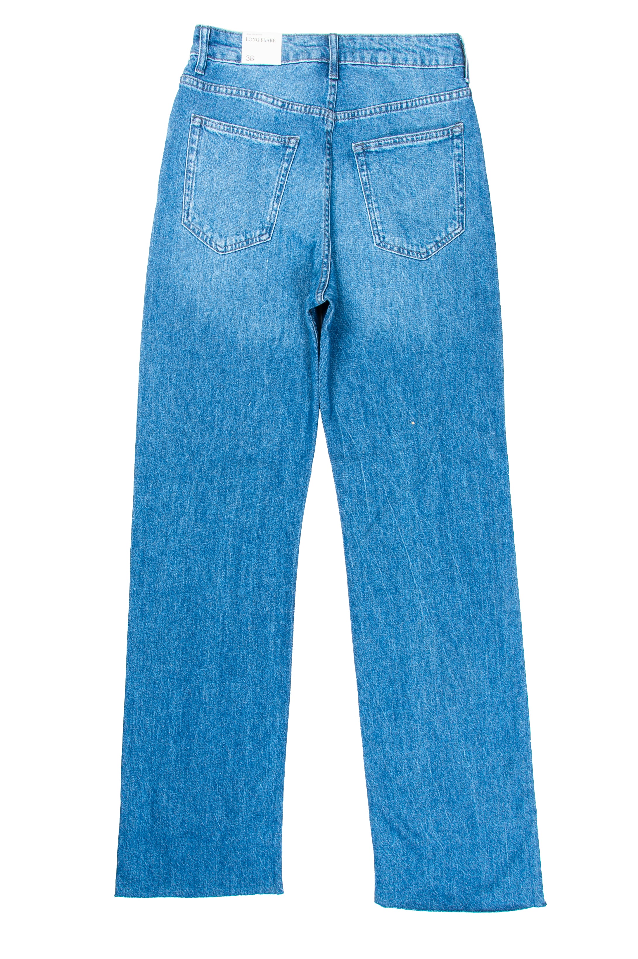 Women’s Mom Fit Mid Blue - Mango