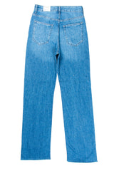 Women’s Mom Fit Mid Blue - Mango