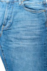 Mid Blue Straight Leg Jeans - OVS