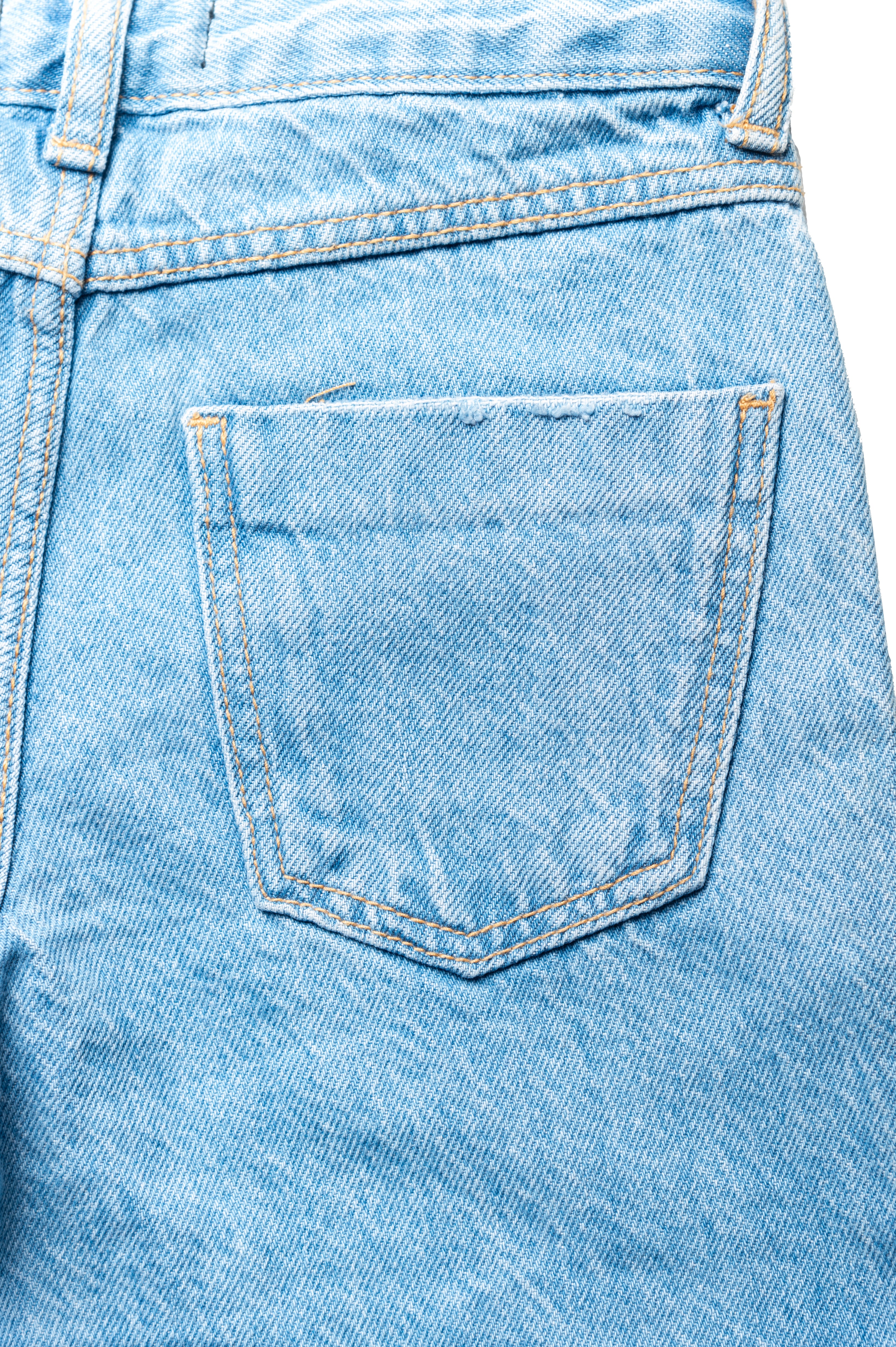 Girls Light Blue Wide Leg Jeans - Mango