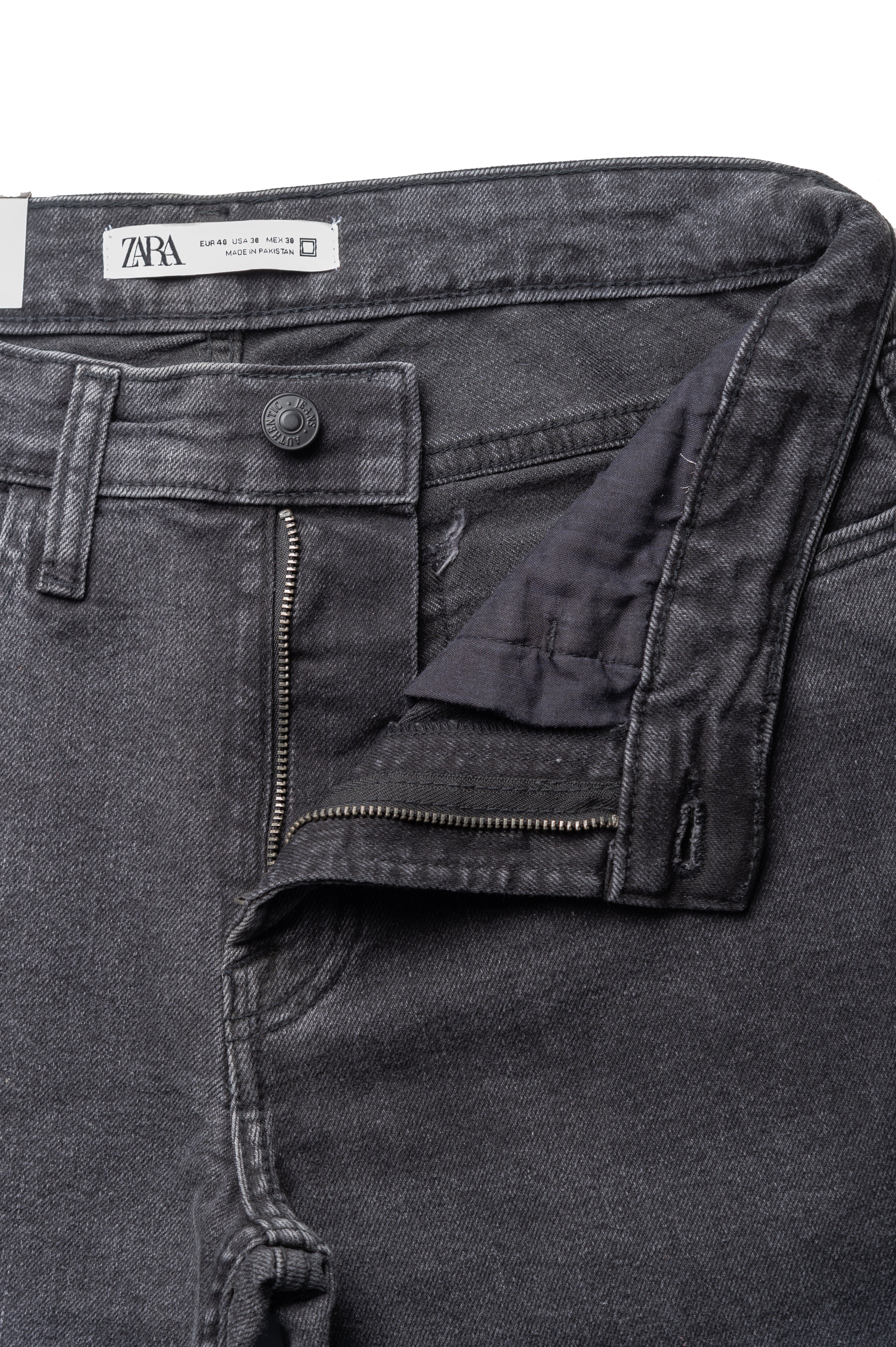 Men's Skinny Fit Jeans in Black - Bershka