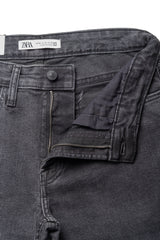 Men's Skinny Fit Jeans in Black - Bershka