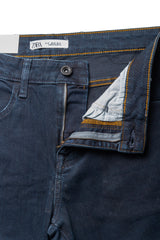 Men's Slim Fit Jeans in Blue Black - Zara