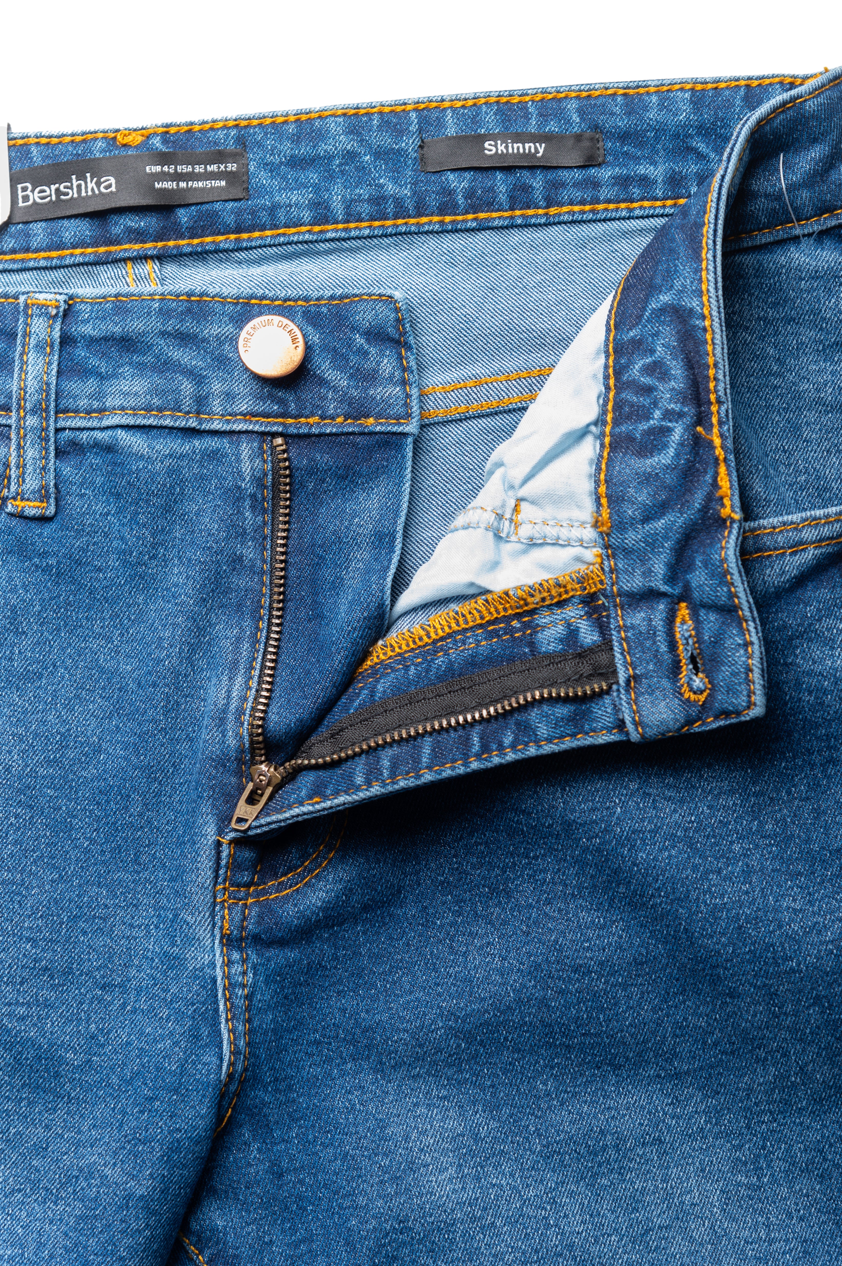 Men's Slim Fit Jeans in Rich Blue - Zara