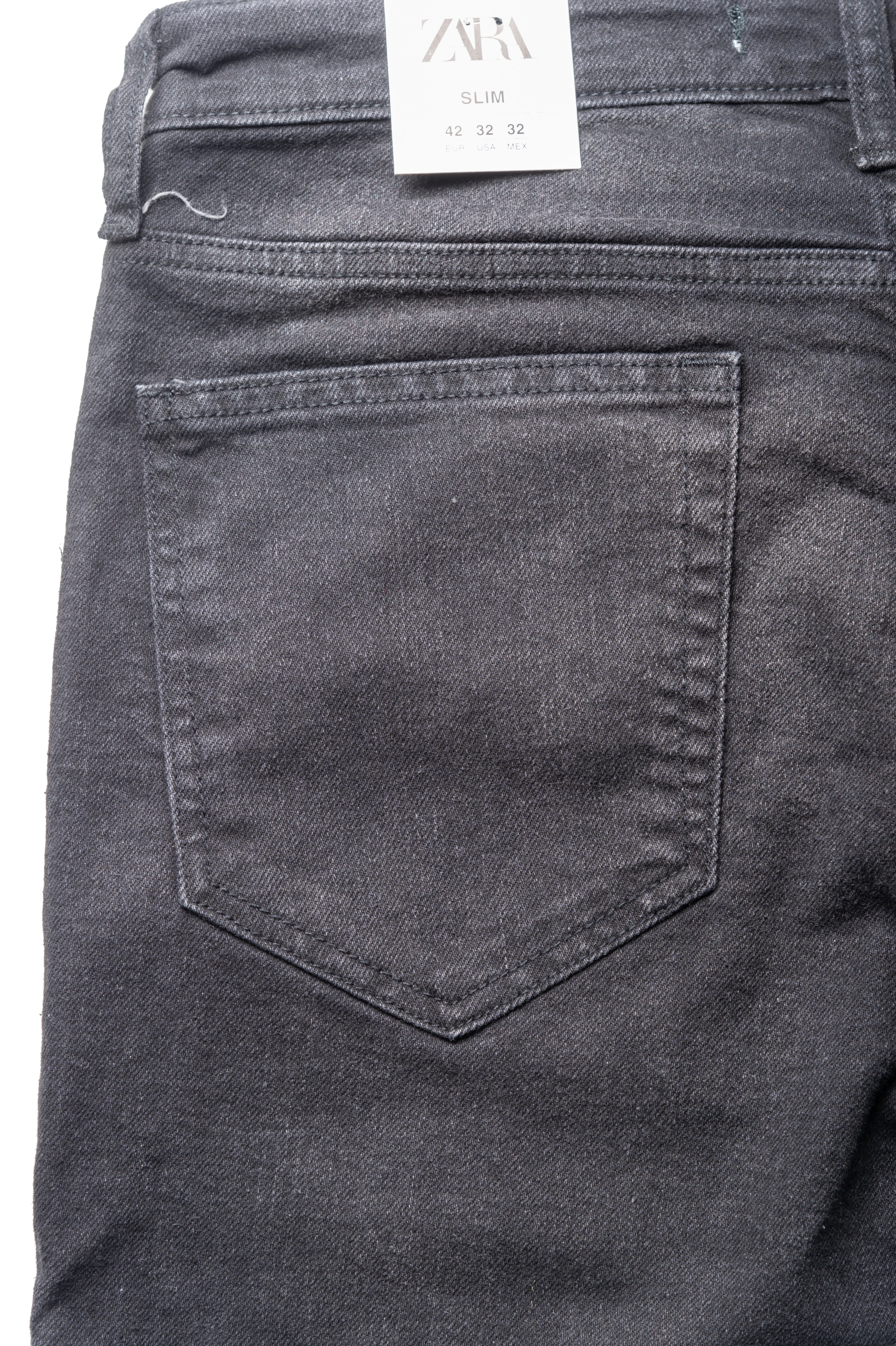 Men's Skinny Fit Jeans in Black - Bershka