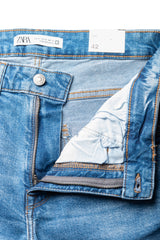 Men's Slim Fit Jeans in Mid Blue - Zara