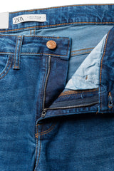 Men's Slim Fit Jeans in Rich Blue - Zara