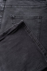 High-Waisted Cropped Denim Culottes - Mango