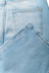 High-Waisted Cropped Denim Culottes - Mango