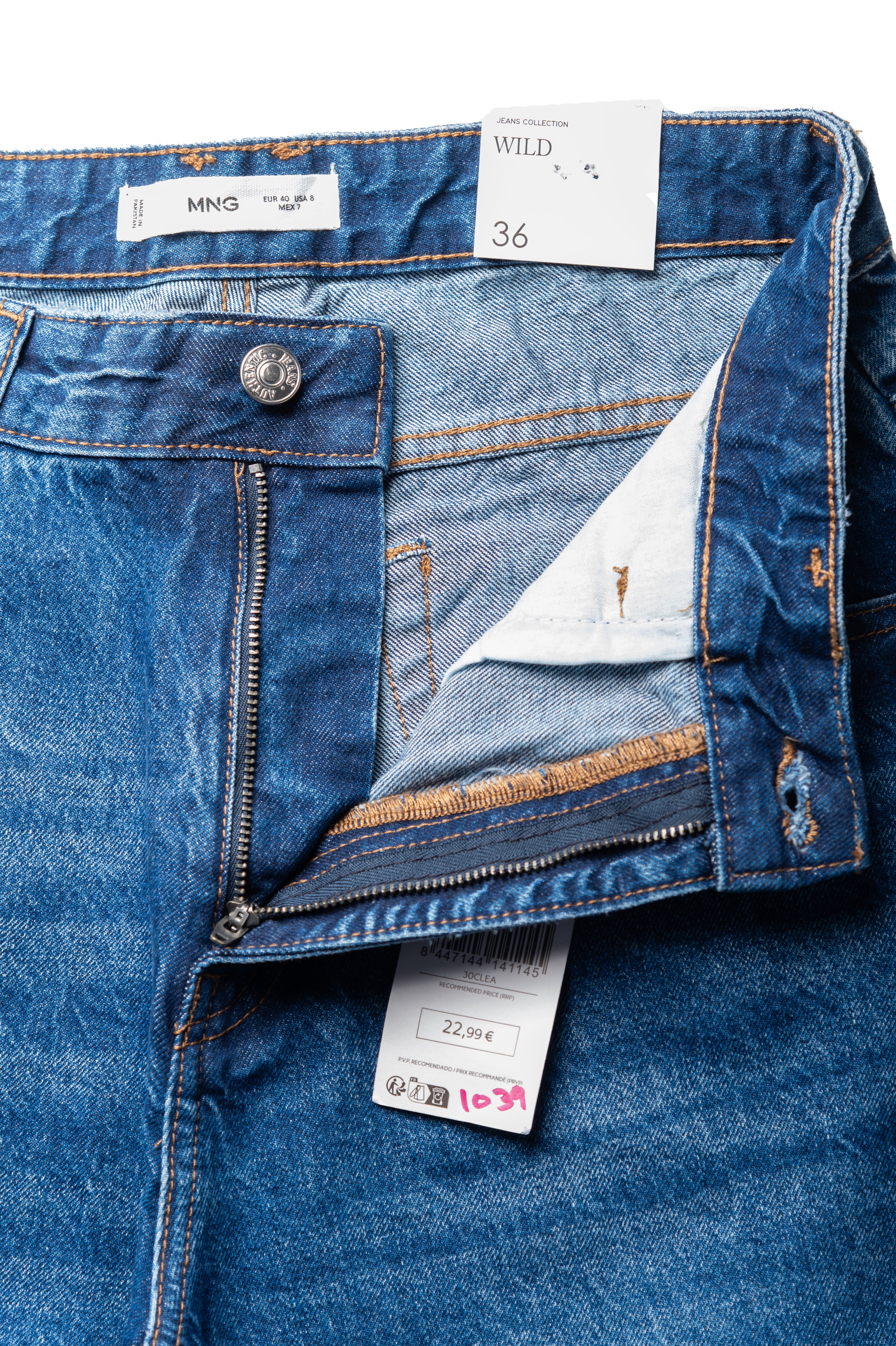 Women Dark Blue Boyfriend - Bershka