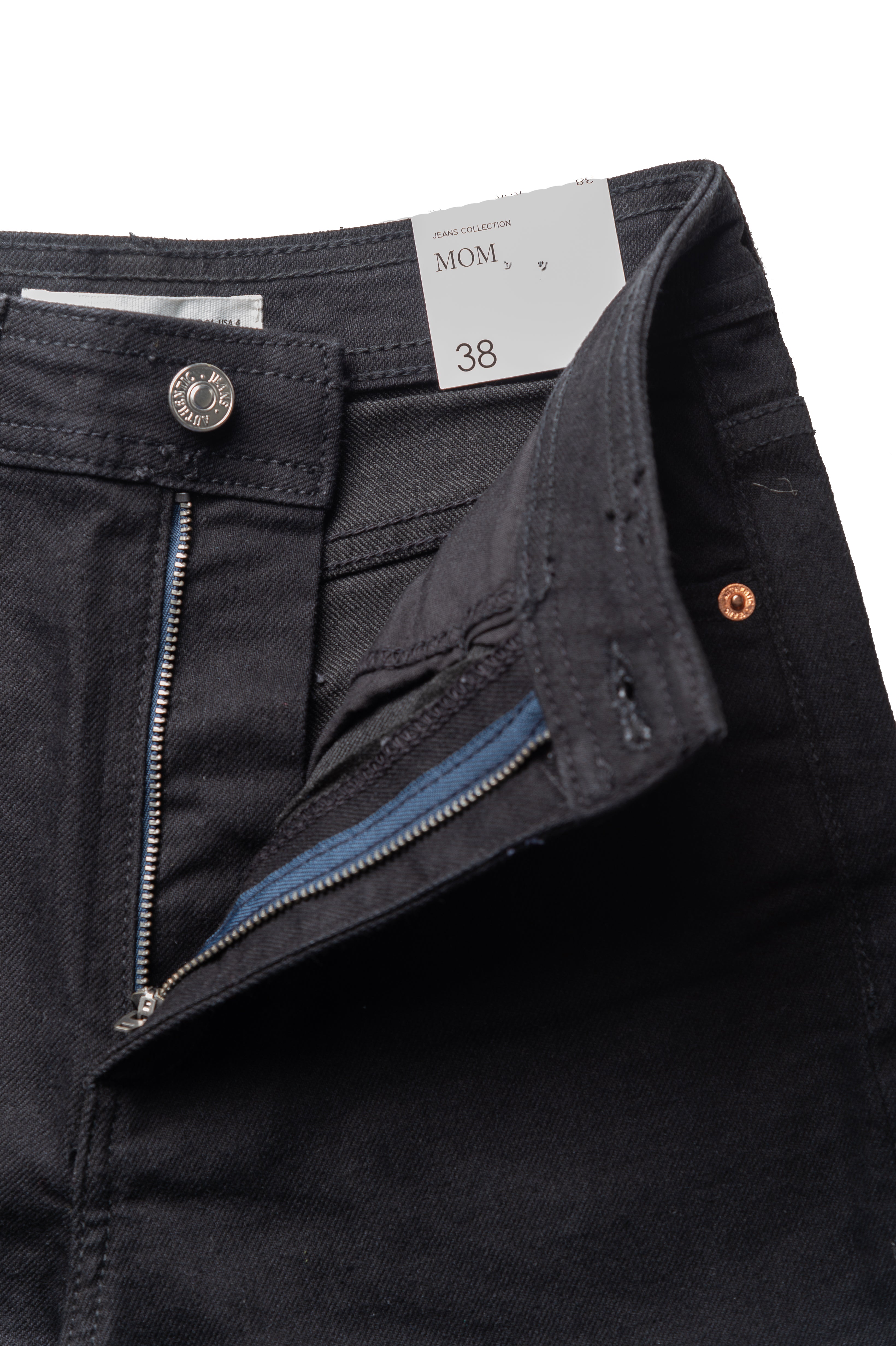 Women’s Mom Fit Jet Black - Mango