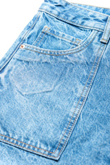 Women’s Mom Fit Bright Blue - Mango