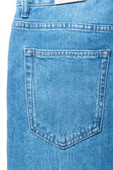 Women’s Mom Fit Mid Blue - Mango