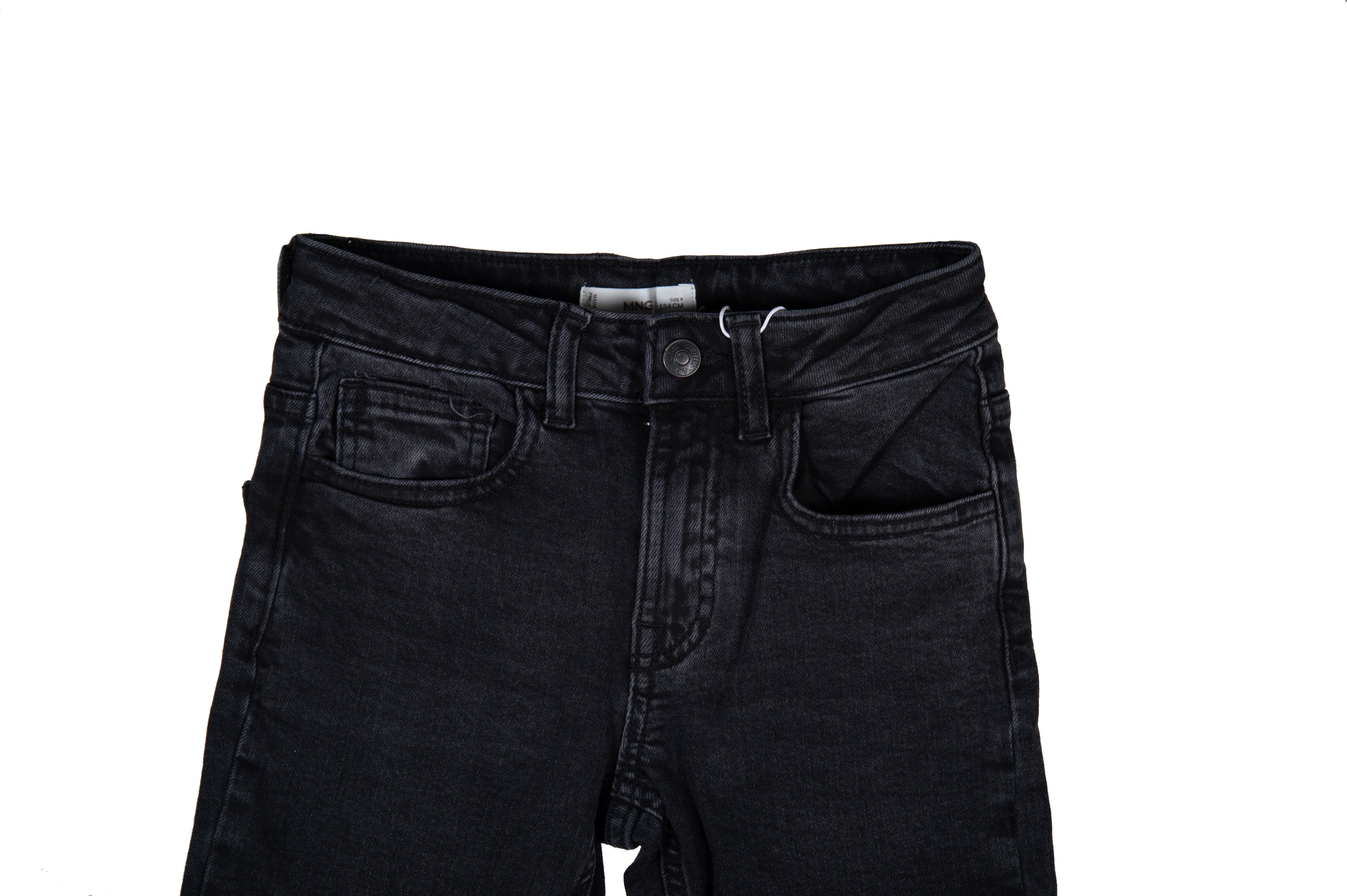 Boy's Skinny Jeans in Black - Mango