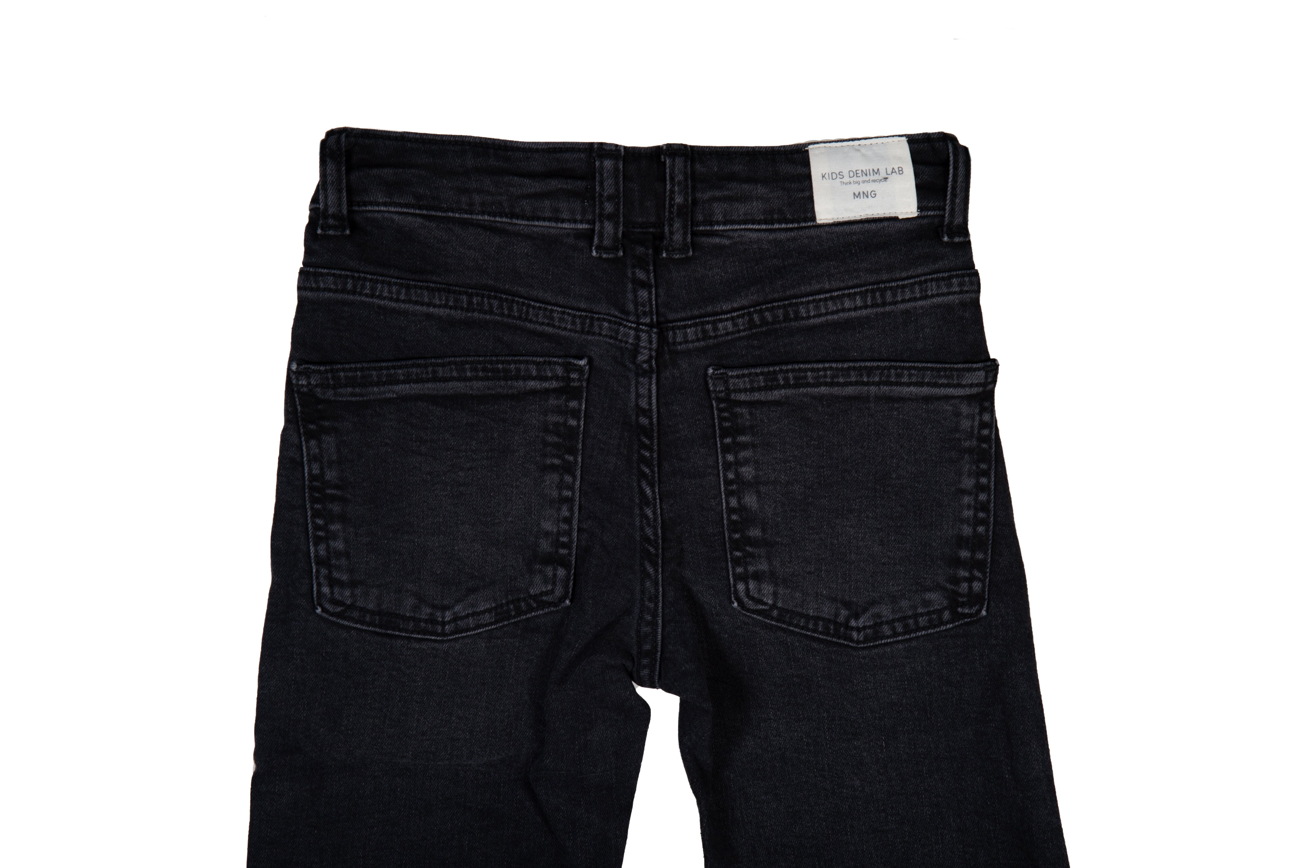 Boy's Skinny Jeans in Black - Mango